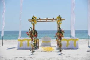 By Color Alabama Beach Wedding and Reception Planner Big Day Weddings Orange Beach Yellow 12 Big Day Weddings