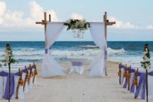 By Color Alabama Beach Wedding venue By Color Big Day Weddings Something Blue Beach Wedding Amethyst 1 Big Day Weddings