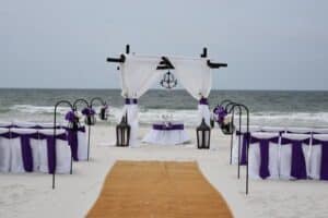 By Color Alabama Beach Wedding venue By Color Big Day Weddings Vintage Wedding Purple 1 Big Day Weddings