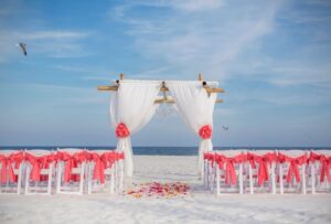 By Color Alabama Beach Wedding venue By Color Princess with melon 1 Big Day Weddings