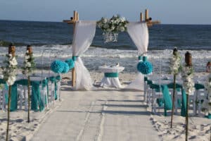 By Color Alabama Beach Wedding venue By Color Something Blue Teal 1 Big Day Weddings