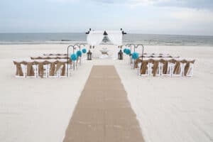 By Color Alabama Beach Wedding venue By Color Vintage Beach Wedding Burlap Big Day Weddings 1 Big Day Weddings