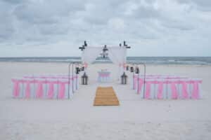 By Color Alabama Beach Wedding venue By Color Vintage Light Pink 1 Big Day Weddings