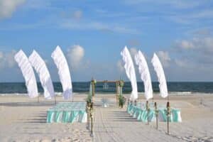 Decor Alabama Beach Wedding and Reception Planner White Wedding Feathers Beach Wedding Package Big Day Weddings 2 Big Day Weddings